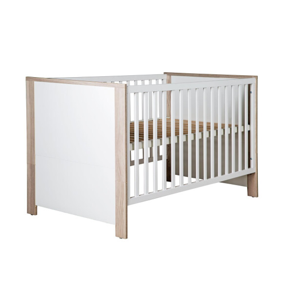roba Zimmerset Olaf, 3-tlg, Luna Elm/weiß, inkl. Kombi-Bett 70x140 cm, Umbauseiten, Bettkasten