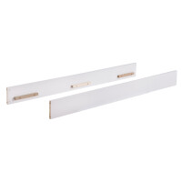 roba Bettset Moritz‘ 70x140 cm inkl. Lattenrost, Umbauseiten und Bettkasten, weiß/Luna Elm