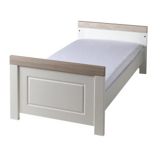roba SET Felicia, Luna Elm / weiß inkl. Kombi-Bett 70x140 cm, Wickelkommode und 3-türigem Schrank