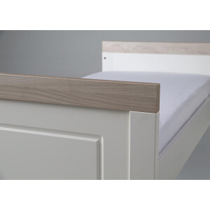 roba SET Felicia, Luna Elm / weiß inkl. Kombi-Bett 70x140 cm, Wickelkommode und 3-türigem Schrank