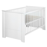 roba Kindermöbelset Maxi‘, 2-tlg inkl. Kombi-Bett, 70 x 140 cm und breiter Wickelkommode, weiß