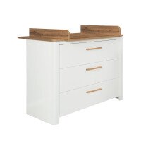 roba Wickelkommode Ava‘ schranktief, inkl. Wickelansatz im Dekor Artisan Eiche‘, Wickelhöhe 90,5 cm