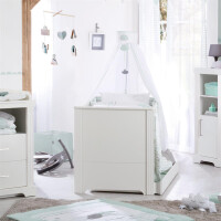 roba Kombi-Kinderbett Maxi, 70x140 cm,  3-fach höhenverstellbar, umbaubar zum Juniorbett