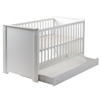 roba Kombi-Kinderbett Maxi, 70x140 cm,  3-fach höhenverstellbar, umbaubar zum Juniorbett
