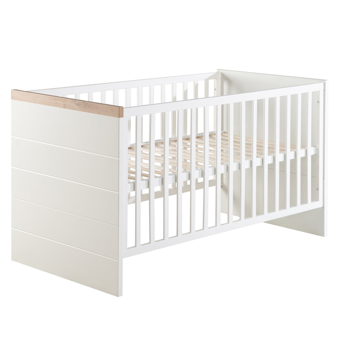 roba Kombi-Kinderbett Nele 70 x 140 cm, Babybett umbaubar zu