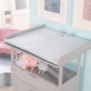 roba Krabbeldecke roba style, Spielbogen mit 5 Elementen Benny, Wickelauflage, 85x75cm, hellblau