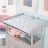roba Krabbeldecke roba style, Spielbogen mit 5 Elementen Benny, Wickelauflage, 85x75cm, hellblau