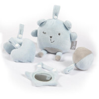 roba Krabbeldecke roba style, Spielbogen mit 5 Elementen Benny, Wickelauflage, 85x75cm, hellblau