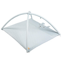 roba Krabbeldecke roba style, Spielbogen mit 5 Elementen Benny, Wickelauflage, 85x75cm, hellblau