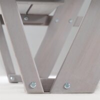 B-Ware roba Kinder Outdoor+ Sitzgruppe Picknick for 4 mit Rückenlehnen, wetterfest aus Massivholz, grau