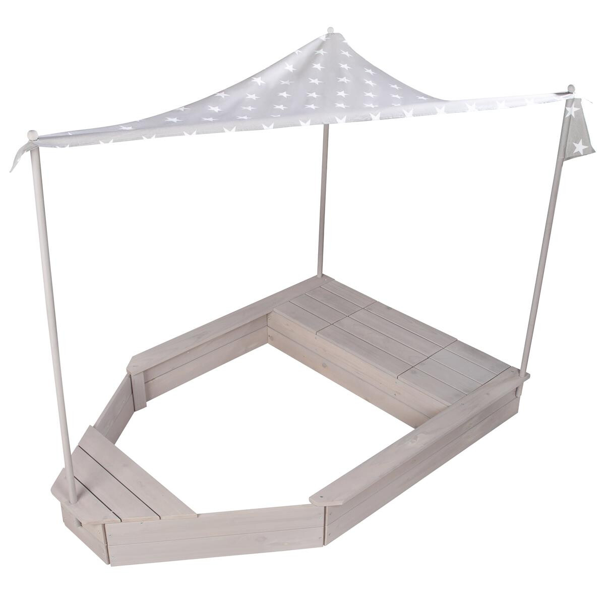B-Ware roba Sandkasten-Schiff, Kinder-Ou box