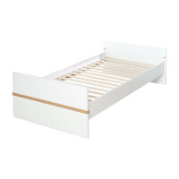 roba Kindermöbelset Pia, 2-teilig, Baby-/Kinderbett 70x140cm, Wickelkommode mit Wickelansatz, weiß