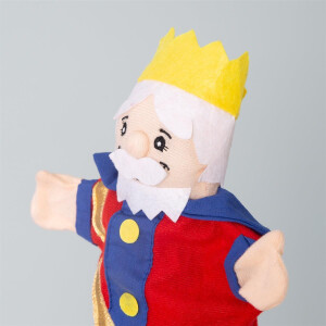B-Ware roba Kasperletheater, Puppentheater inkl. 6 Handpuppen, Kaspertheater aus Massivholz, freistehend