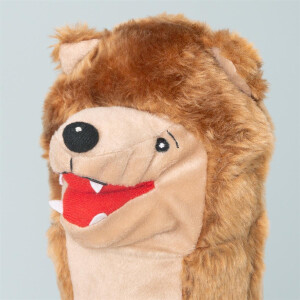 B-Ware roba Kasperletheater, Puppentheater inkl. 6 Handpuppen, Kaspertheater aus Massivholz, freistehend
