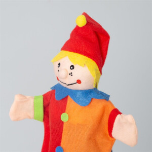 B-Ware roba Kasperletheater, Puppentheater inkl. 6 Handpuppen, Kaspertheater aus Massivholz, freistehend