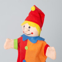 B-Ware roba Kasperletheater, Puppentheater inkl. 6 Handpuppen, Kaspertheater aus Massivholz, freistehend