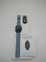 Jmamba Fitness-Tracker für Herren und Damen, 4,3 cm (1,7 Zoll), Fitness-Smartwatch mit Herzfrequenz- und Schlafmonitor, Aktivitätstracker mit IP68 wasserdicht für Android iOS Blau