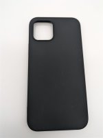 GIOTRIO Silicone Hülle für iPhone 12 Pro 6.1, Schwarz Soft TPU Frosted Ganzkörper-Schutzhülle Case Cover Stoßfest Sturz Kratzfest Anti-Fingerabdruck Robuste Handyhülle