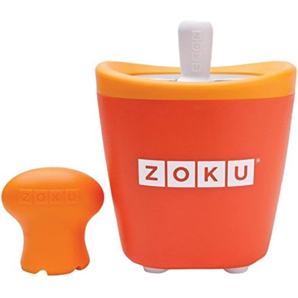 POP Maker SINGLE Orange Quick Pop Single Maker zaubert in nur 7–9 Minuten gesundes und unterhaltsames Eis am Stiel