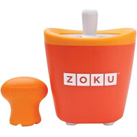 POP Maker SINGLE Orange Quick Pop Single Maker zaubert in nur 7–9 Minuten gesundes und unterhaltsames Eis am Stiel