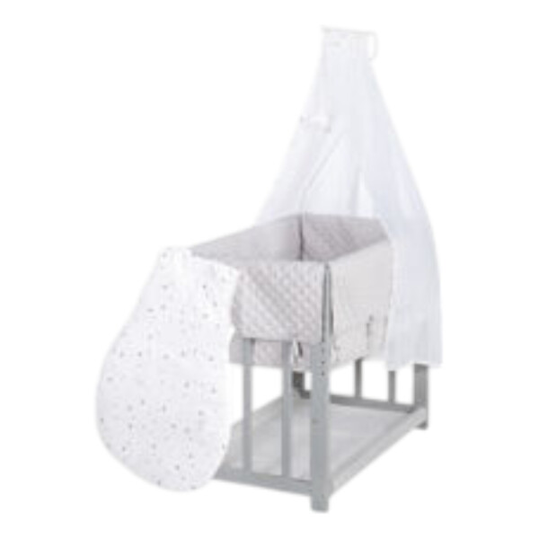 B-Ware - Roba Stubenbett 3 in 1 mit Schlafsack Style grau & Sternenzauber