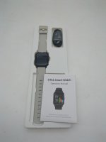 Smartwatch Uhr Fitnesstracker Aktivitätstracker Watch (Grau), SpO2-Messung, Herzschlag, 1,3 Zoll AMOLED Display, GPS, Wasserbeständigkeit ATM, 250mm
