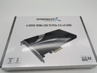 SABRENT 4-Drive NVMe M.2 SSD auf PCIe 3.0 x4 Adapter...