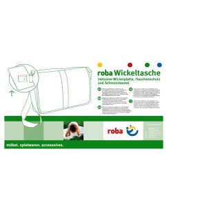 Wickeltasche Tasche inkl. Wickelplatte Windelbeutel & Flaschenschutz