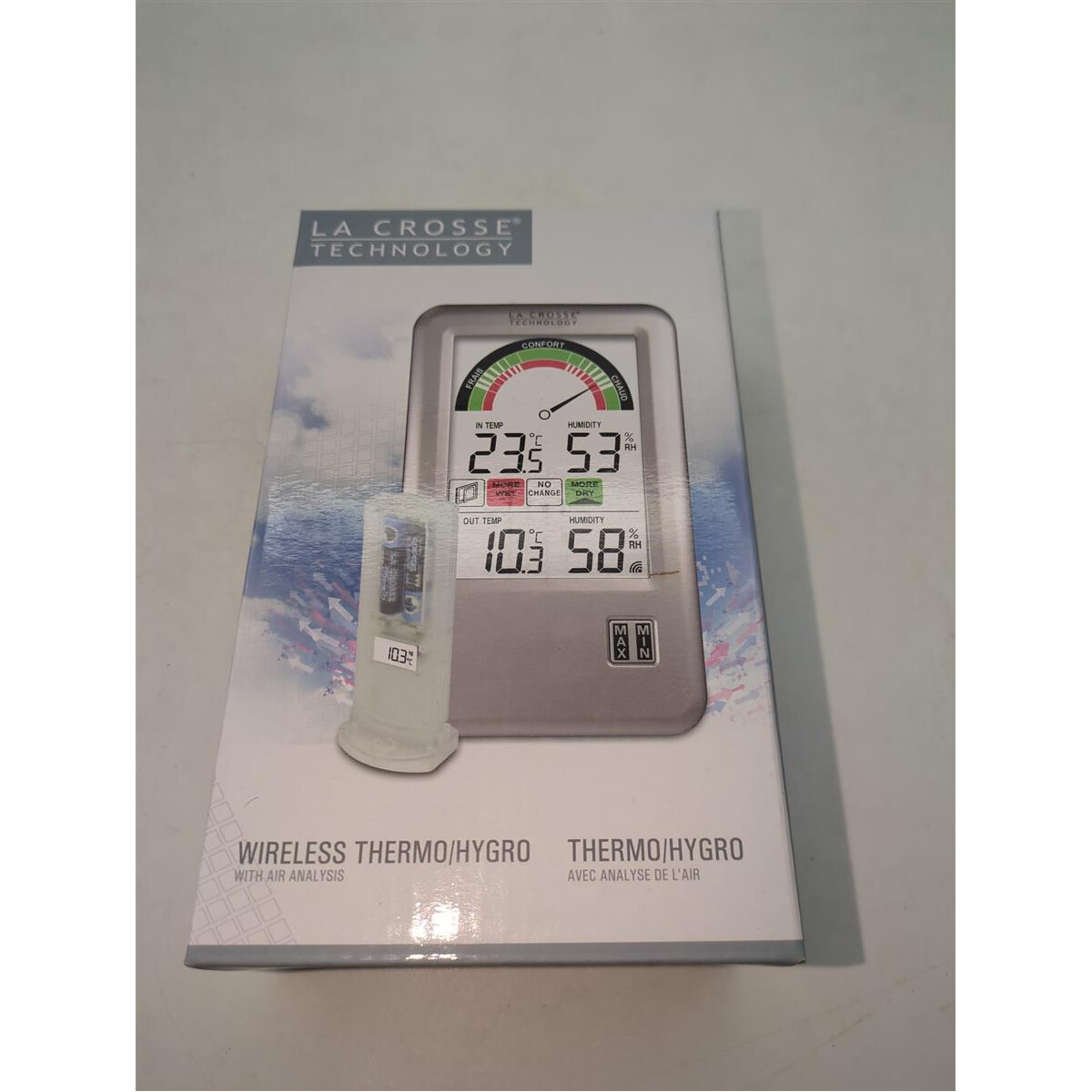 LA CROSSE TECHNOLOGY - WS9070 Wetterstation mit Hygrometer I