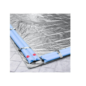 Robelle 552550R-ROB Poolabdeckung für den Winter, Dura-Guard Silber, 7,6 x 15,2 m Inground Pools