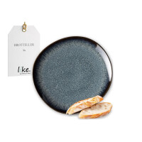 like. by Villeroy & Boch – Lave gris Brotteller 17,5x17x2 cm, Teller grau, Steingut