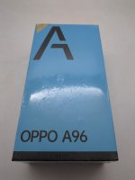OPPO A96 Smartphone, NFC, 50 MP+AI-Hauptkamera und 16 MP-Frontkamera, 6,59-Zoll-90-Hz-Display, 5000 mAh, 8 GB + 128 GB erweiterbarer RAM. (1 TB) italienische Version Starry Black