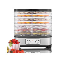 COOCHEER Dörrautomat Dehydrator Dörrapparat mit Temperaturregelung, 8 Etagen abnehmbare Dörrgerät, Temperaturregelung 35-70℃ BPA-frei