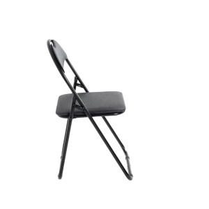 HAKU Möbel Möbel Klappstuhl 6er Set, Metall, schwarz, B 44 x H 80 x T 47 cm, 25568