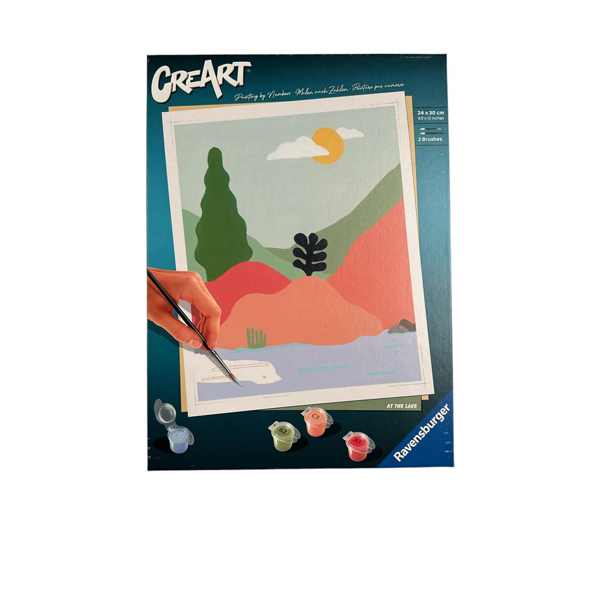Ravensburger CreArt - Malen nach Zahlen 23642 - At the Lake 