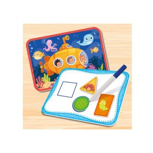 Lisciani 102303 CAROTINA Baby SUPER Desk EDUGAMES, Tisch für Lernspiele