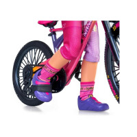 Bewegliche Puppe Kniegelenken und Puppenfahrrad Spielzeug UVP59€