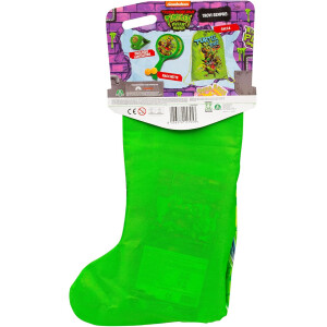 Turtles Stutzen grün Weihnachtsstrumpf mit Ninja Turtles