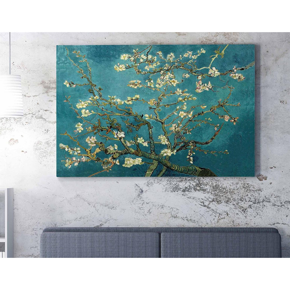 Wandbild Wanddeko Bild Deko-Wandaccessoire Leinwand Blü