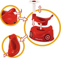 BIG Baby Lerntöpfchen Rot mit Lenkrad und Hupe