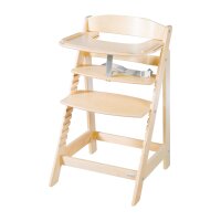 B-Ware - roba Essbrett aus Holz - Erweiterung & Zubehör für Hochstuhl Sit Up Flex - Kompatibel mit Gurtsystem und Hochstuhlauflagen - ab 6 Monaten