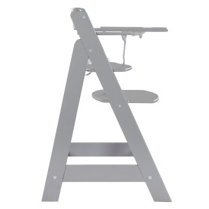 B-Ware - roba Essbrett aus Holz - Erweiterung & Zubehör für Hochstuhl Sit Up Flex - Kompatibel mit Gurtsystem und Hochstuhlauflagen - ab 6 Monaten - Taupe / Grau