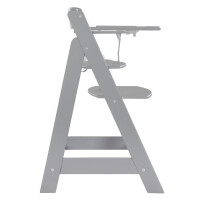B-Ware - roba Essbrett aus Holz - Erweiterung & Zubehör für Hochstuhl Sit Up Flex - Kompatibel mit Gurtsystem und Hochstuhlauflagen - ab 6 Monaten - Taupe / Grau