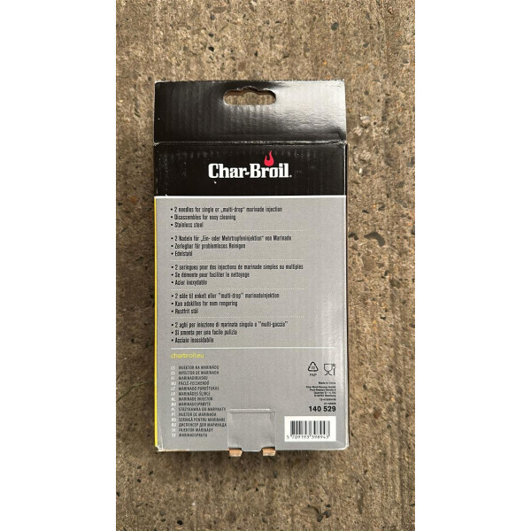 Char-Broil Edelstahl Marinadenspritze