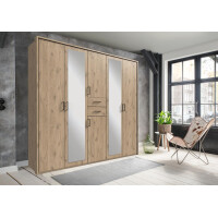 [ML] - Möbel Lossek Schrank Kleiderschrank Schwebetürenschrank in 2 Größen und 3 Farbtönen