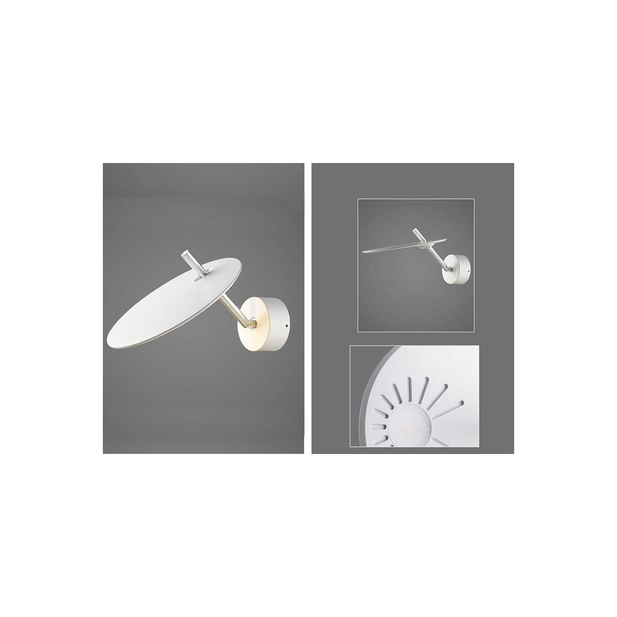 Sorpetaler Wandleuchte Canela Argento LED 220525B